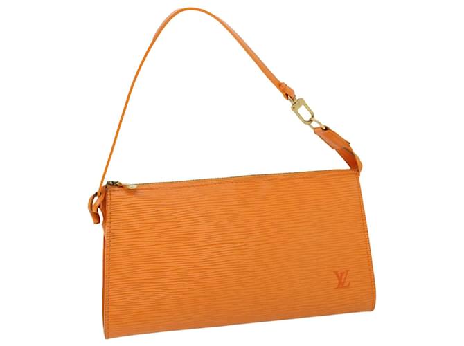 Louis Vuitton Pochette Accessoire Orange Leather  ref.1068501