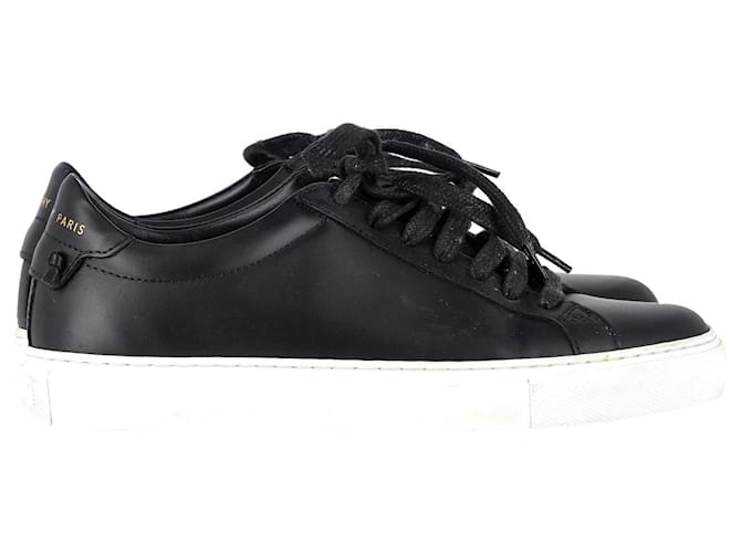 Givenchy Urban Street Sneakers aus schwarzem Kalbsleder Kalbähnliches Kalb  ref.1068548