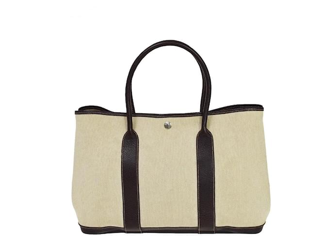 Hermès Garden Party Beige Cloth  ref.1068668