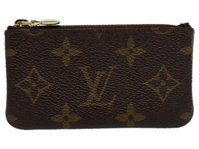 Louis Vuitton Pochette Clés Brown Cloth  ref.1068883