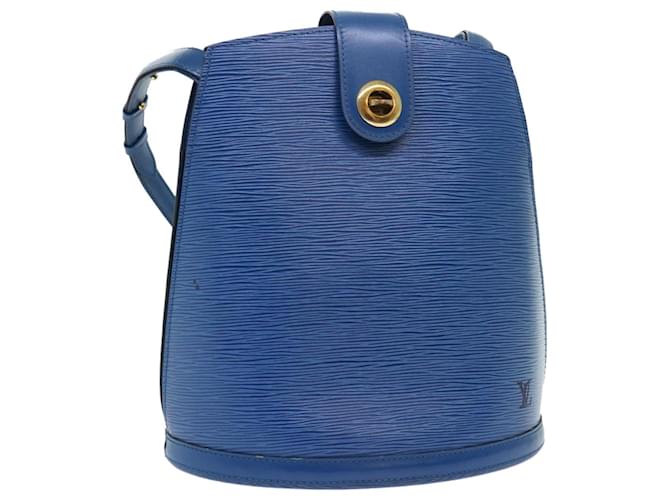 LOUIS VUITTON Epi Cluny Shoulder Bag Blue M52255 LV Auth 53959 Leather  ref.1068897