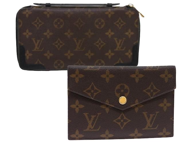 Louis Vuitton Monogram Daily Organizer Travel Case Long Wallet