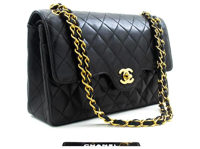 CHANEL Metallic Aged Calfskin Quilted Reissue 2.55 Accordion Flap Black  1182462