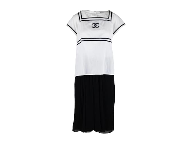 Conjunto de saia e blusa de marinheiro vintage Chanel Multicor  ref.1069034