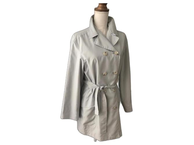 Weekend Max Mara Coats, Outerwear Grey Polyester  ref.1069157