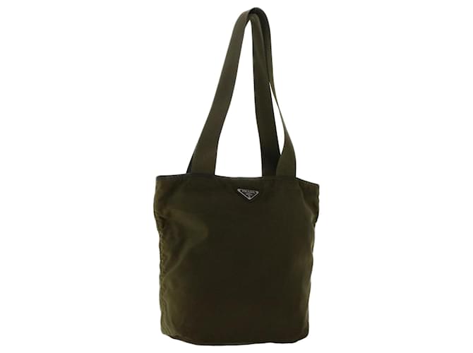 PRADA Tote Bag Nylon Khaki Auth ep1353 Green  ref.1069239