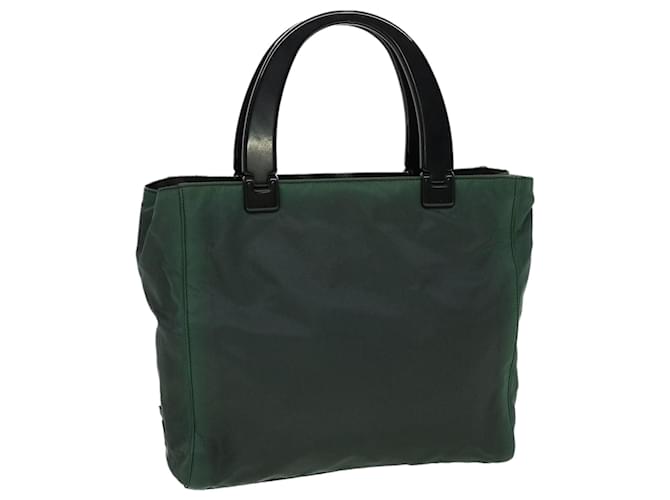 PRADA Hand Bag Nylon Green Auth bs6158  ref.1069309
