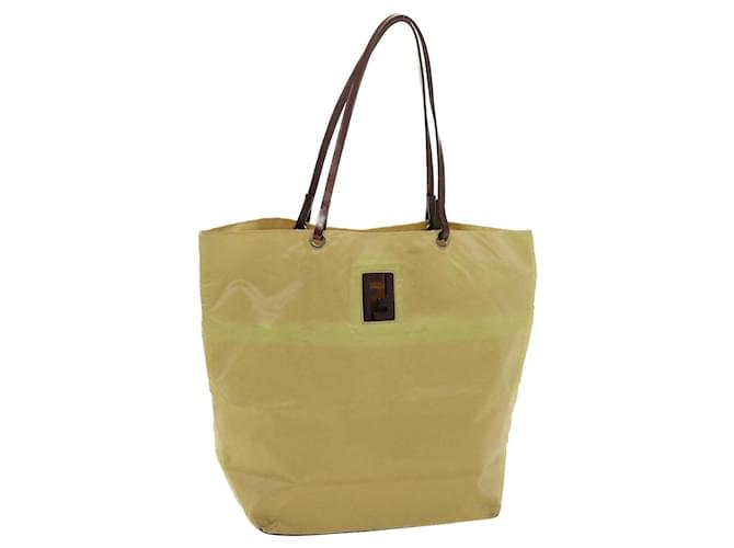 FENDI Tote Bag Nylon Khaki Auth bs4859 Verde  ref.1069369
