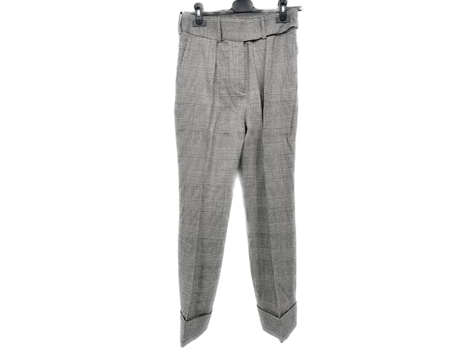 ALEXANDRE VAUTHIER  Trousers T.fr 36 WOOL Grey  ref.1069383