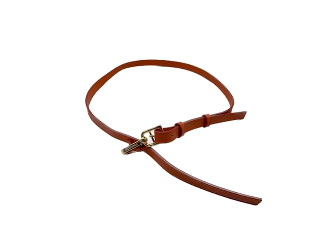 JACQUEMUS  Belts T.cm 85 leather Orange  ref.1069458