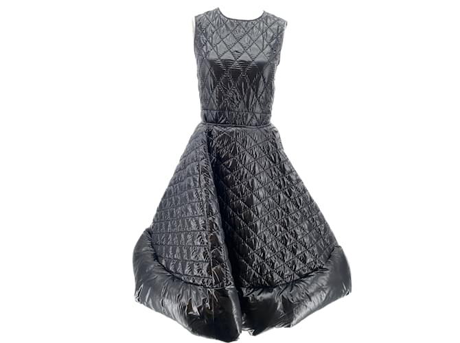 MONCLER  Dresses T.it 40 Polyester Black  ref.1069486