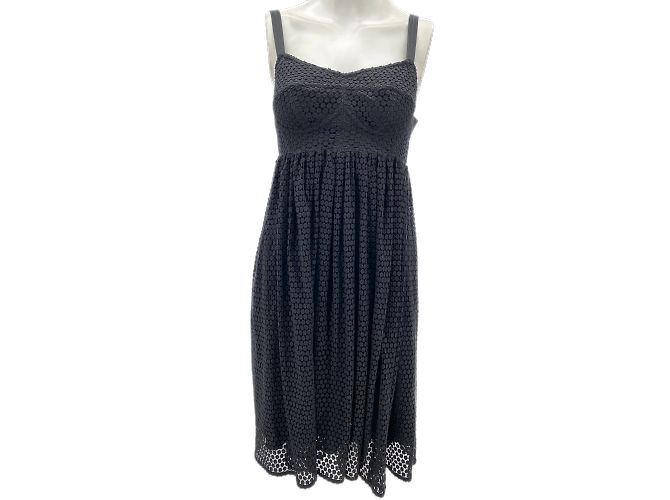 Vestido Dolce & Gabbana T.IT 38 de algodón Negro 