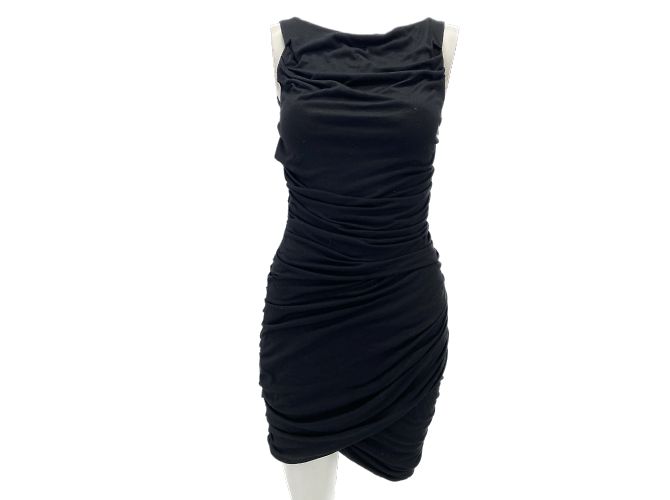 Jay Ahr Kleid T.International S Viskose Schwarz