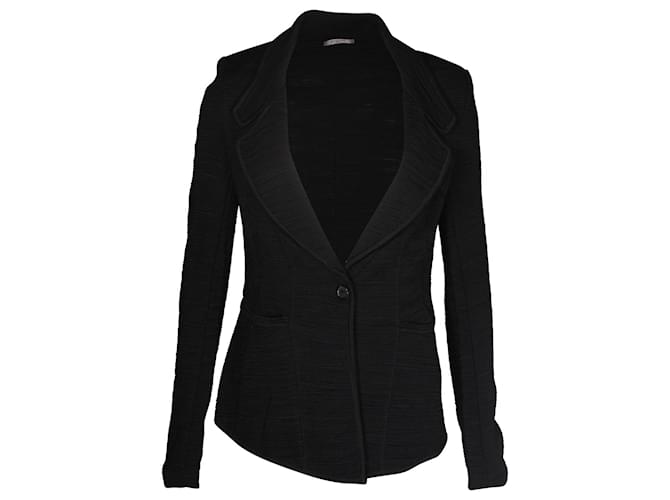 Blazer texturé Givenchy en viscose noire Fibre de cellulose  ref.1069738