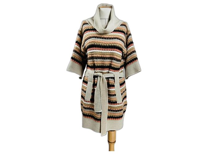 M Missoni Wolltunika Pullover Mehrfarben 