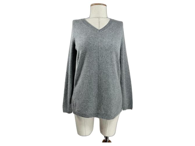 Peter Hahn Kaschmirpullover Grau 
