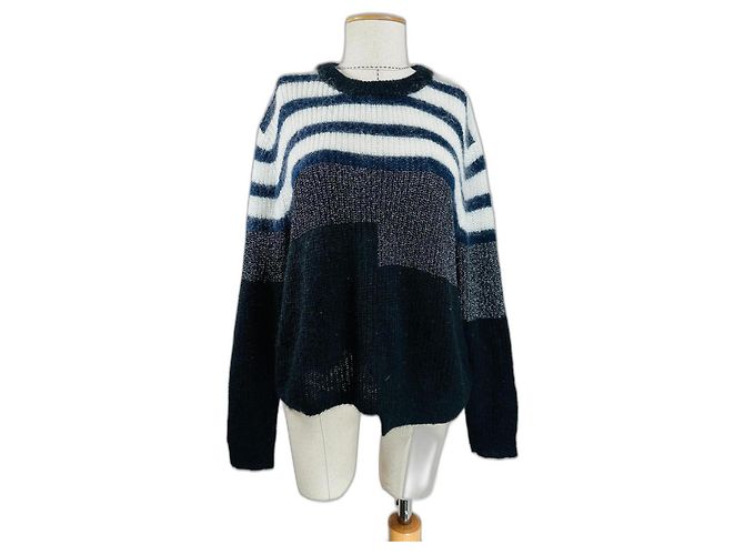 Pulôver Munthe Plus Simonsen Lã e Mohair Multicor