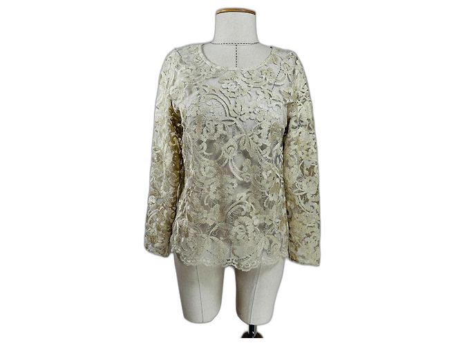 Karen B Y Simonsen Karen By Simonsen Spitzentop Gold Golden