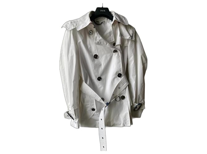 Burberry Jackets White Cotton  ref.1069935