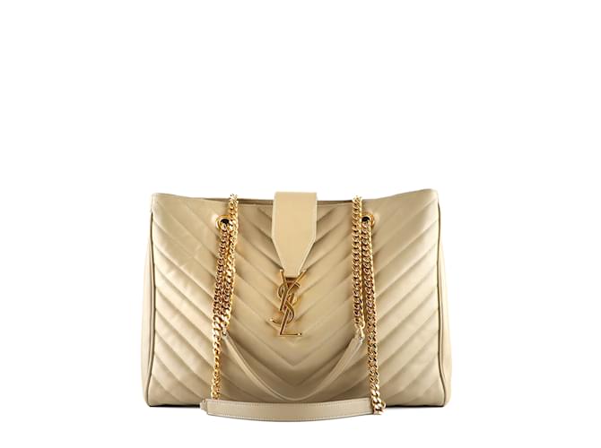 SAINT LAURENT  Handbags T.  leather Beige  ref.1069954