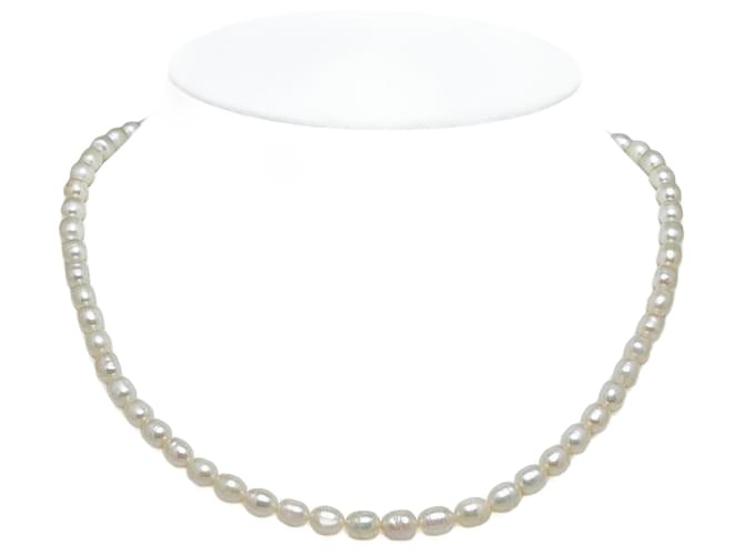 & Other Stories Collar clásico de perlas Blanco  ref.1070031