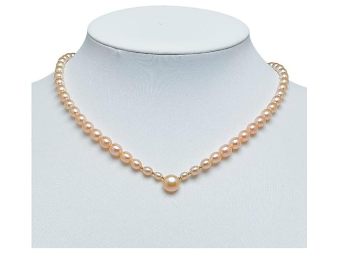 & Other Stories Pearl necklace Silver Metal  ref.1070039