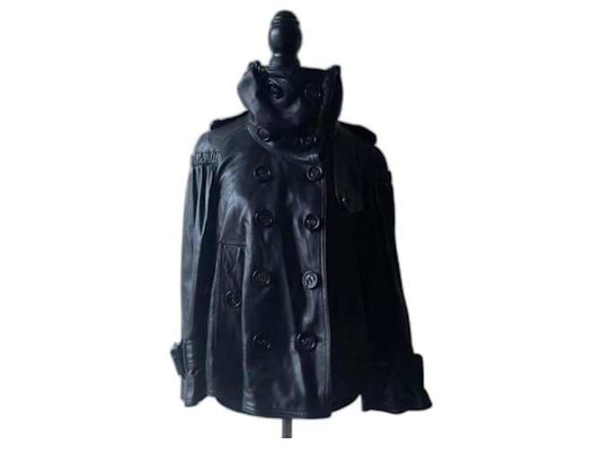 Burberry Leather Jacket Black  ref.1070080