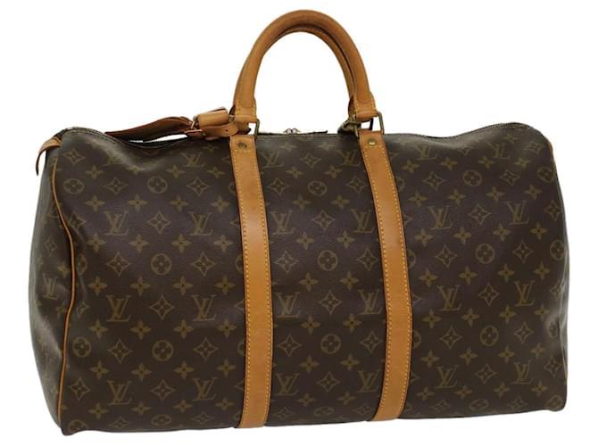 Louis Vuitton-Monogramm Keepall 45 Boston Bag M.41428 LV Auth 53200 Leinwand  ref.1070395