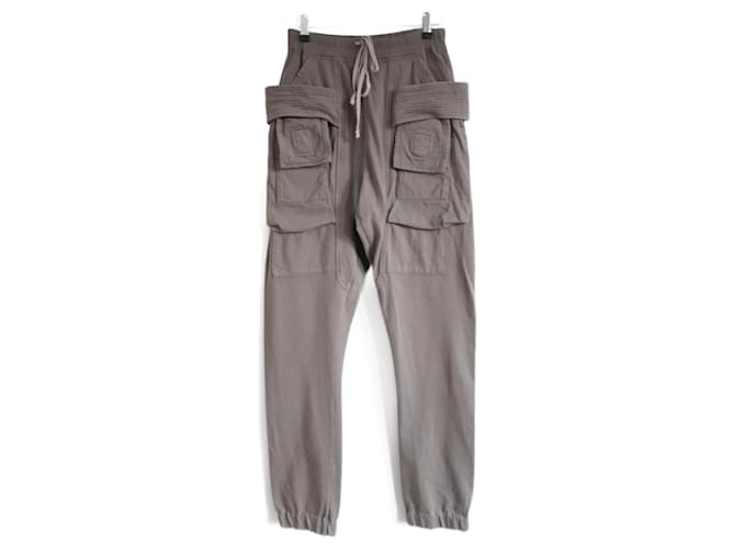 Rick Owens DRKSHDW Creach Cargo Pants Beige Light brown Cotton  ref.1070421