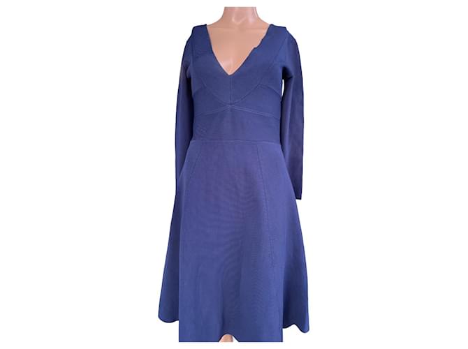 Reiss Dresses Blue Viscose  ref.1070427