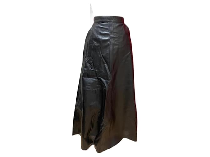 Kenzo Skirts Black Leather  ref.1070449