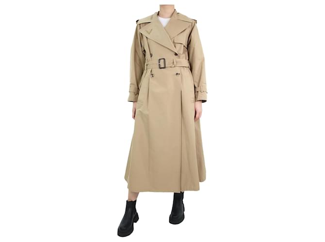 Valentino Beige trench coat with belt - size IT 42 Cotton  ref.1070493