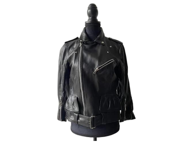 Alexander Mcqueen Alexander leather Jacket Black  ref.1070523