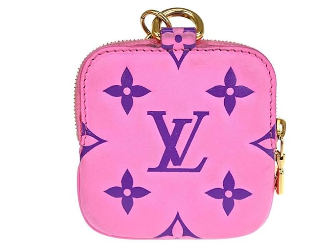 Louis Vuitton Lanyard-Multipochette Pink Leder  ref.1070712