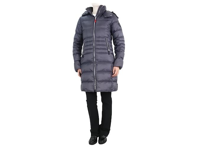Bogner Blue hooded puffer coat - size S Polyamide  ref.1070955