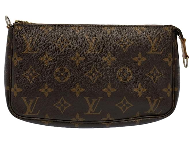 Louis Vuitton Pochette Accessoire Marrone Tela  ref.1070990