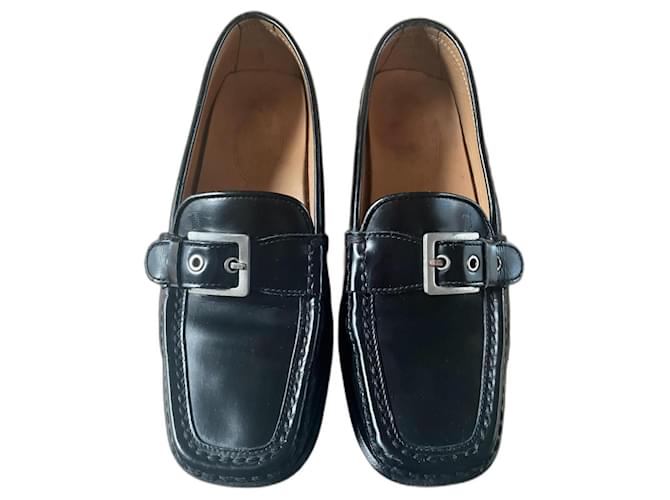 Loafers tod's Black Leather  ref.1071152