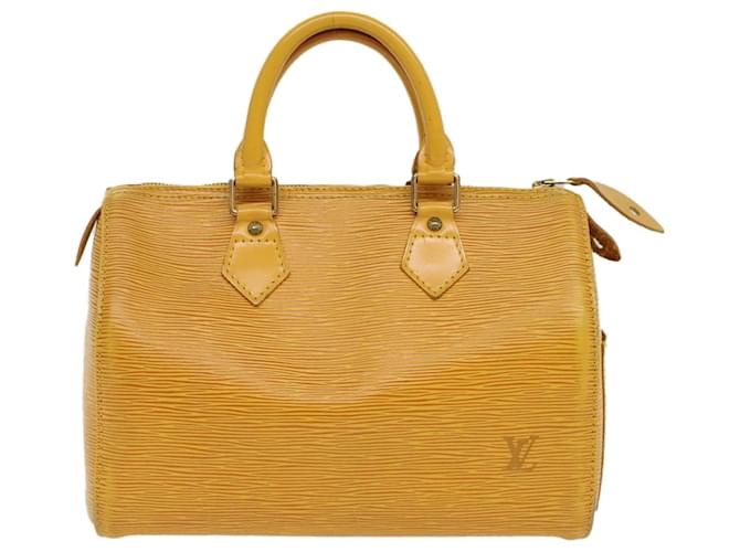 Louis Vuitton Amarelo Couro  ref.1071176