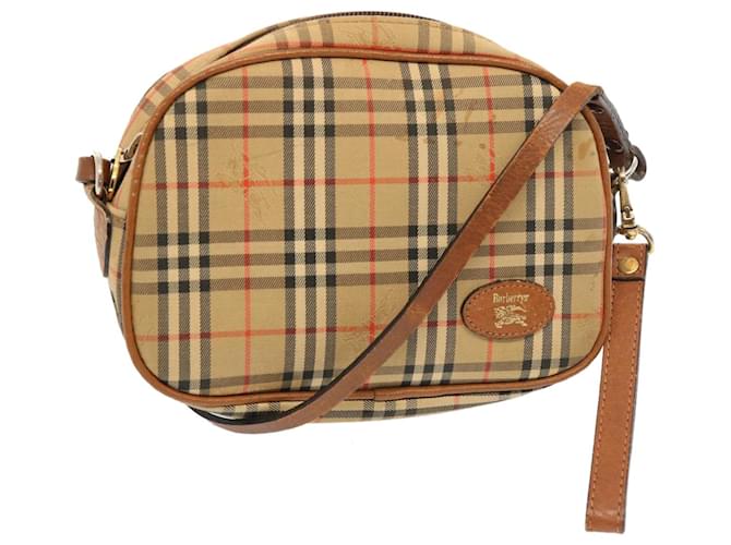 Burberry Nova Check Beige Synthetic  ref.1071235