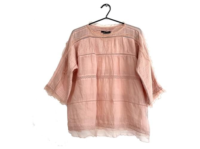 “Estelle” blouse Isabel Marant Pink  ref.1071246