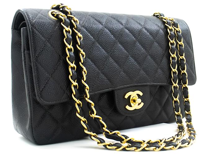 Bolsa Chanel Lambskin Paris Byzance Vermelha