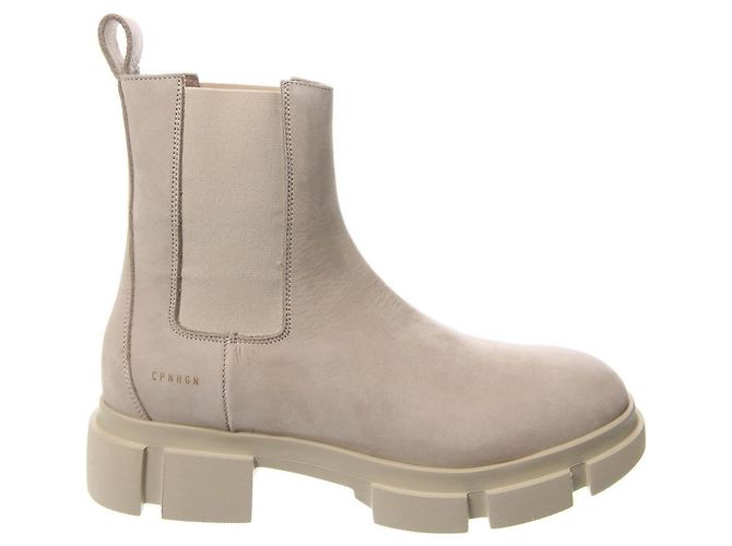 Autre Marque Botas de couro ecru Copenhagen Studios