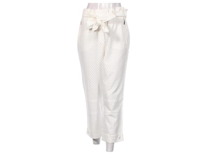 Autre Marque Pantalón de algodón blanco Lala Berlin