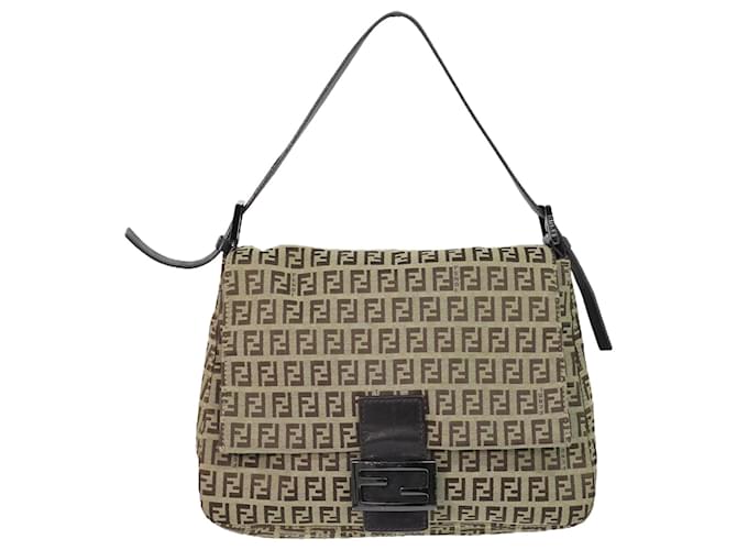 Fendi baguette Beige Cloth  ref.1071970