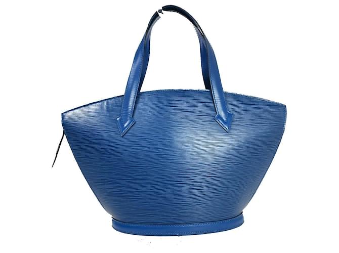 Louis Vuitton Saint Jacques Blue Leather  ref.1071997