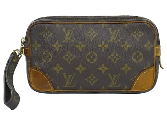 Louis Vuitton Marly Dragonne Brown Cloth  ref.1072057