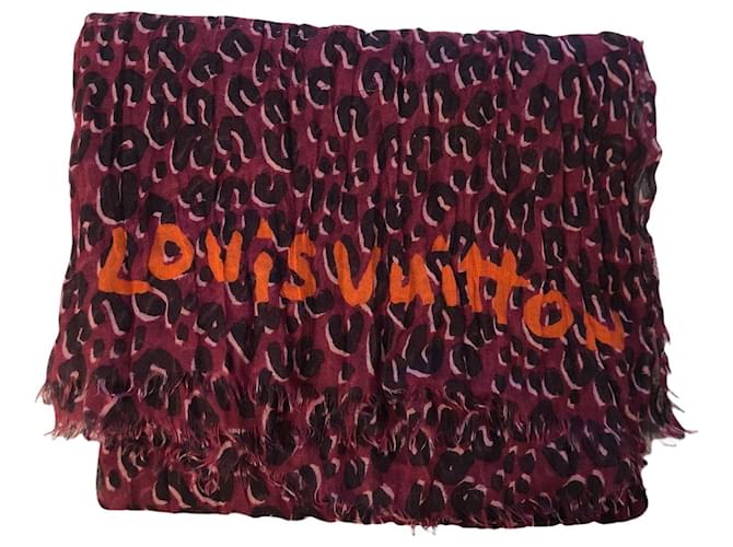 Bufanda Louis Vuitton Colección Stephen Sprouse. Multicolor Cachemira  ref.1072095