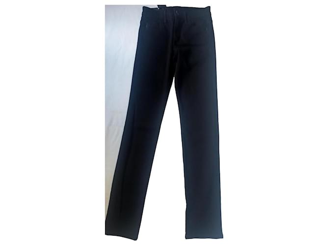 Helmut Lang Jeans Black Cotton Elastane  ref.1072187