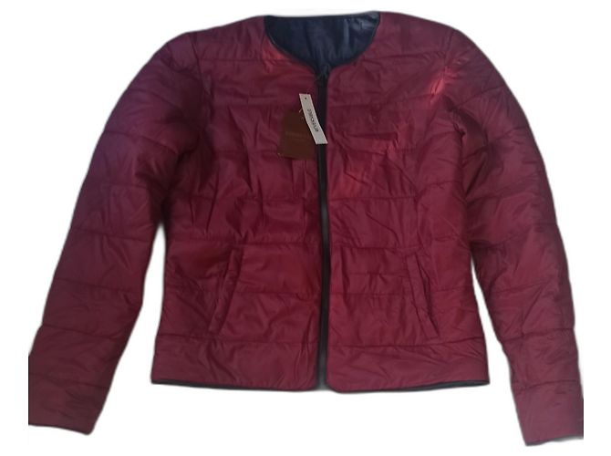 Torrente Reversible Down Jacket Blue Dark Red