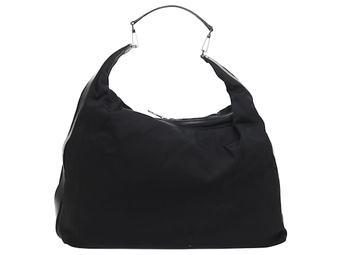 GUCCI Shoulder Bag Nylon Black Auth am5013  ref.1072296